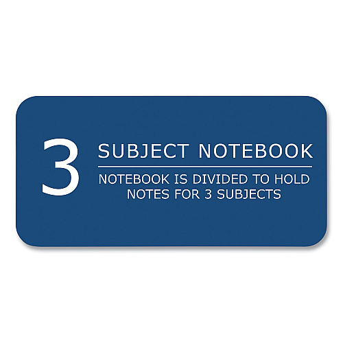 Roaring Spring Earthtones BioBased 3 Subject Notebook, Medium/College Rule, Randomly Assorted Covers, (120) 11 x 9 Sheets, 24/Carton (13365CS)