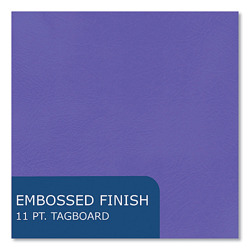 Roaring Spring Pocket Folder with 3 Fasteners, 0.5" Capacity, 11 x 8.5, Purple, 25/Box, 10 Boxes/Carton (54123CS)