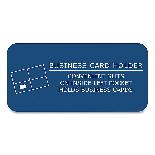 Roaring Spring Pocket Folder with 3 Fasteners, 0.5" Capacity, 11 x 8.5, Dark Blue, 25/Box, 10 Boxes/Carton (54121CS)
