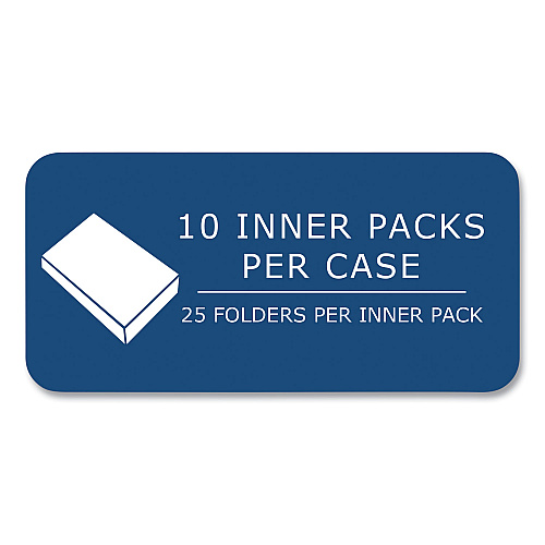 Roaring Spring Pocket Folder with 3 Fasteners, 0.5" Capacity, 11 x 8.5, Purple, 25/Box, 10 Boxes/Carton (54123CS)
