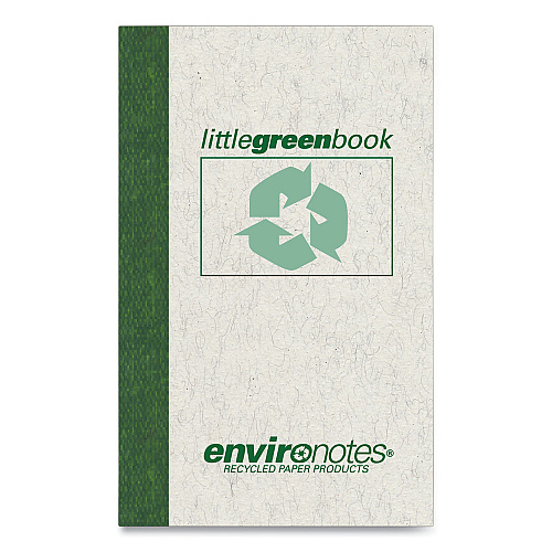 Roaring Spring Little Green Memo Book, Narrow Rule, Gray Cover, (60) 5 x 3 Sheets, 48/Carton (77356CS)