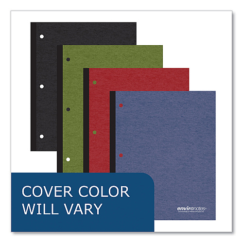 Roaring Spring Earthtones Wireless 1 Subject Notebook, Medium/College Rule, Randomly Assorted Covers, (70) 11 x 8.5 Sheets, 24/Carton (20198CS)
