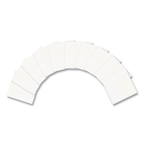 Post-it Transparent Notes, Unruled, 3" x 3", Transparent, 36 Sheets/Pad, 10 Pads/Pack (600TRSPT10PK)
