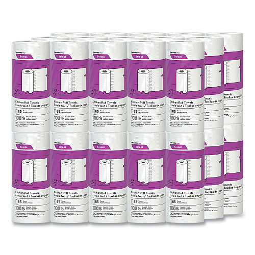 Cascades Select Kitchen Roll Towels, 2-Ply, 8 x 11, 85/Roll, 30/Carton (K085)
