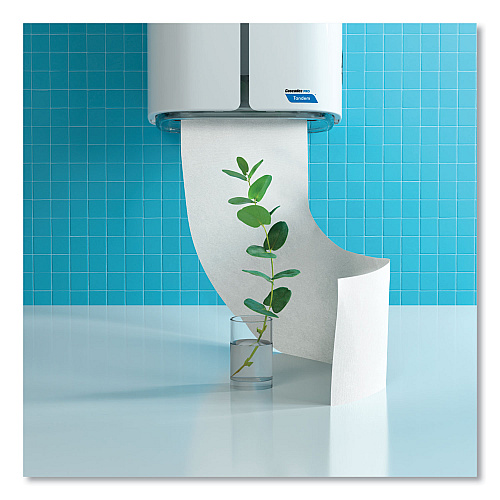 Cascades Tandem No Touch High Capacity Bath Tissue Dispenser, 7 x 6.6 x 12, White (C311)
