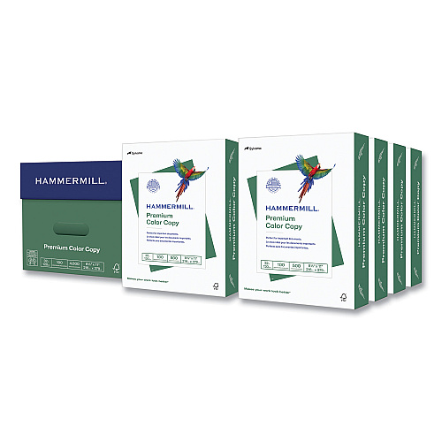 Hammermill Premium Color Copy Print Paper, 100 Bright, 32 lb, 8.5 x 11, Photo White, 500/Ream, 8 Reams/Carton, 32 Cartons/Pallet (102630PLT)