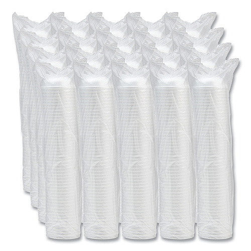 Dart Insulated Foam Bowls, 6 oz, White, 50/Pack, 20 Packs/Carton (6B20)