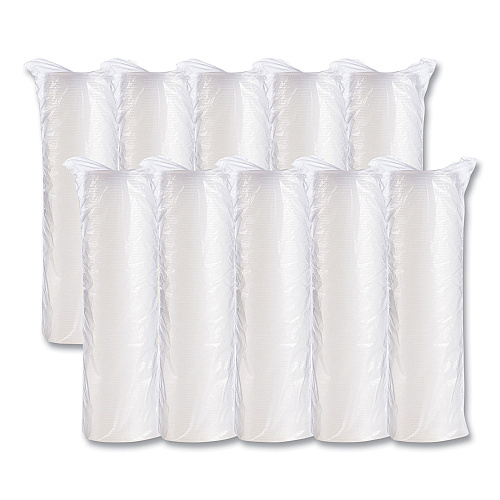 Dart Plastic Cold Cup Lids, Fits 10 oz Cups, Translucent, 100 Pack, 10 Packs/Carton (10SL)