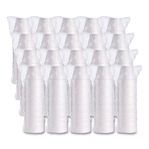 Dart Food Containers, 12 oz, White, Foam, 25/Bag, 20 Bags/Carton (12SJ20)