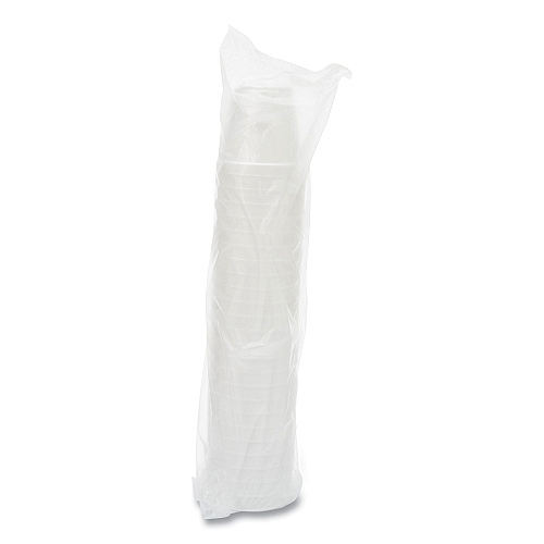 Dart Foam Containers, Squat, 16 oz, White, 25/Bag, 20 Bags/Carton (16MJ20)