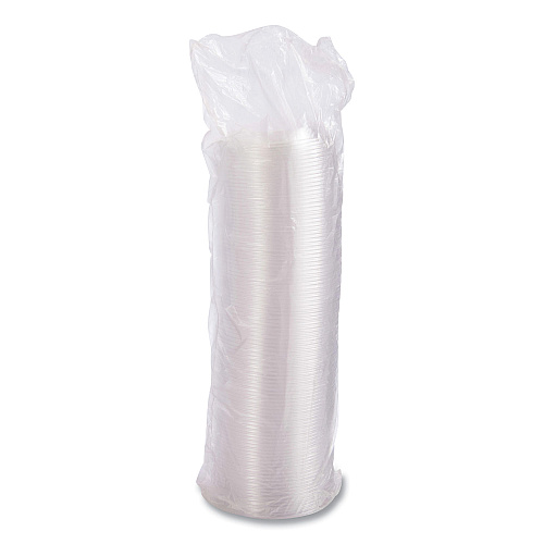 Dart Plastic Dome Lid, Fits 5 oz to 32 oz Hot Cups/Containers, Clear, 100/Pack, 10 Packs/Carton (20DLCR)