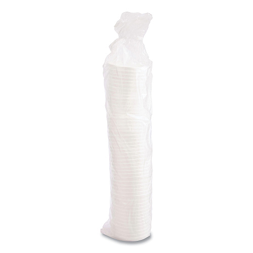 Dart Vented Foam Lids, Fits 6 oz to 32 oz Cups, White, 50 Pack, 10 Packs/Carton (20RL)