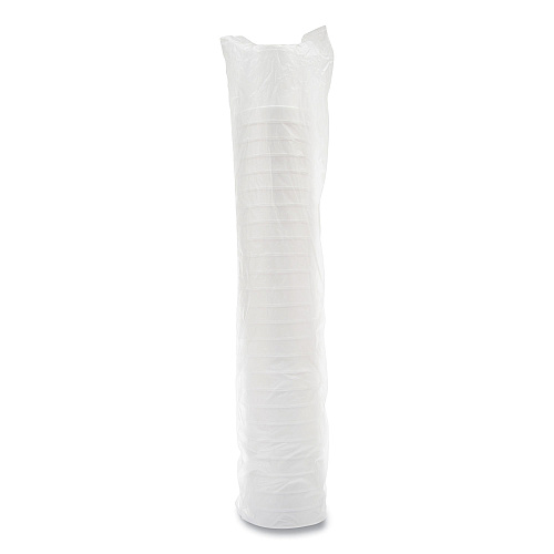 Dart Foam Containers, 32 oz, White, 25/Bag, 20 Bags/Carton (32MJ48)
