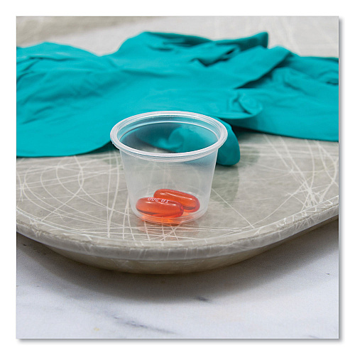 Dart Conex Complements Portion/Medicine Cups, 1 oz, Clear, 125/Bag, 20 Bags/Carton (100PC)