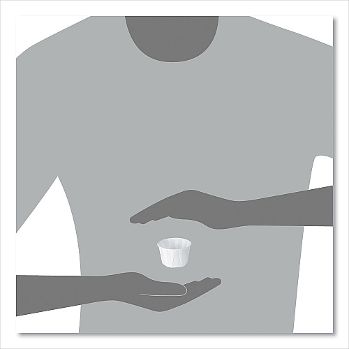SOLO Paper Portion Cups, ProPlanet Seal, 2 oz, White, 250/Bag, 20 Bags/Carton (200)