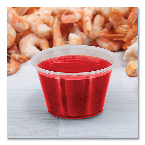 Dart Conex Complements Portion/Medicine Cups, 4 oz, Clear, 125/Bag, 20 Bags/Carton (400PC)