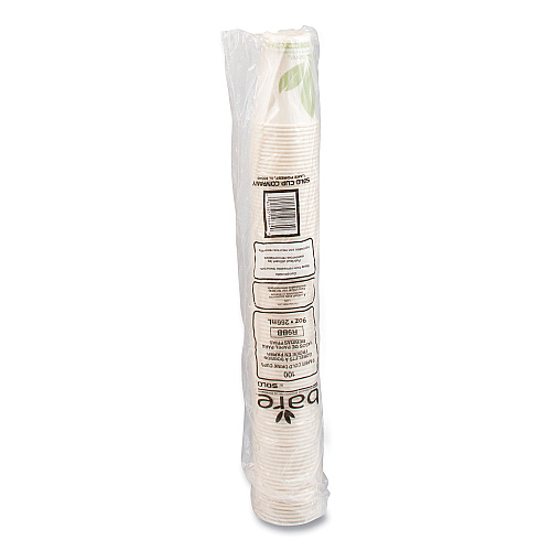SOLO Bare Eco-Forward Paper Cold Cups, ProPlanet Seal, 9 oz, Green/White, 100/Sleeve, 20 Sleeves/Carton (R9BBJD110CT)