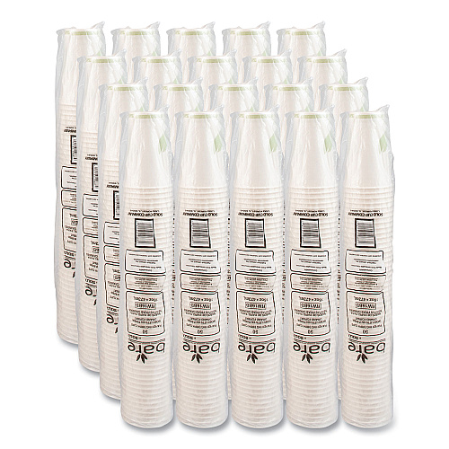 SOLO Bare Eco-Forward Paper Cold Cups, ProPlanet Seal, 16 oz, Green/White, 100/Sleeve 10 Sleeves/Carton (RW16BBD110CT)
