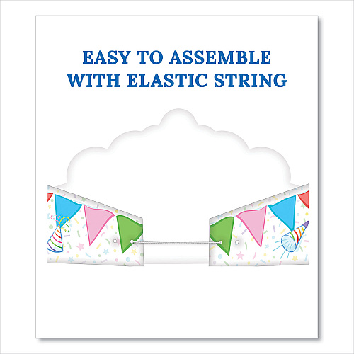Carson-Dellosa Student Crown, Birthday, 14.5 x 5.13, Assorted Colors, 30/Pack (101100)