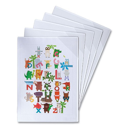 Tarifold Easy Load Magnetic Pocket with Corner Closure, 14 x 11, Clear Frame, 5/Pack (P194694)
