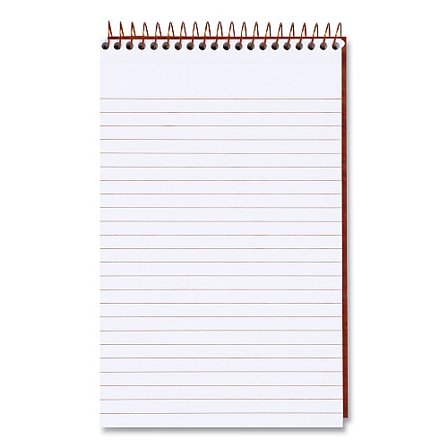 Ampad Gold Fibre Retro Wirebound Writing Pads, Medium/College Rule, Red Cover, 80 White 5 x 8 Sheets (20007)