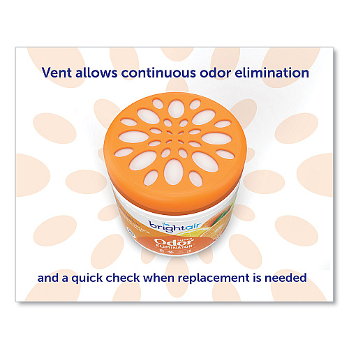 Bright Air Super Odor Eliminator, Mandarin Orange and Fresh Lemon, 14 oz Jar (900013EA)