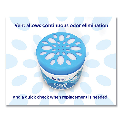 Bright Air Super Odor Eliminator, Cool and Clean, Blue, 14 oz Jar (900090EA)