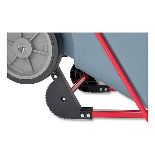 Rubbermaid Commercial BRUTE DURATILT Frame Tilt Truck, Heavy Duty, 1 cu yd, 2,100 lb Capacity, Rotomolded Resin/Leakproof Polyethylene, Gray (2192467)