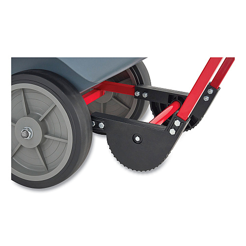 Rubbermaid Commercial BRUTE DURATILT Frame Tilt Truck, Heavy Duty, 1 cu yd, 2,100 lb Capacity, Rotomolded Resin/Leakproof Polyethylene, Gray (2192467)