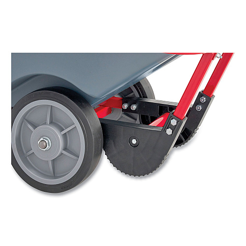 Rubbermaid Commercial BRUTE DURATILT Frame Tilt Truck, Heavy Duty, 0.5 cu yd, 1,400 lb Capacity, Rotomolded Resin/Leakproof Polyethylene, Gray (2192465)