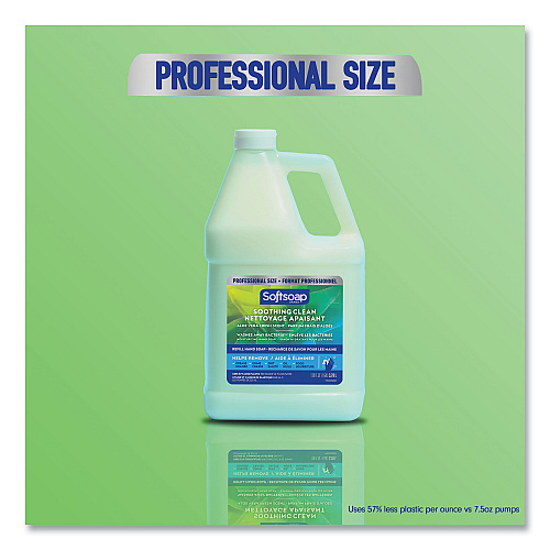 Softsoap Professional Liquid Hand Soap Refill with Aloe, Aloe Vera Fresh Scent, 1 gal (61036483EA)