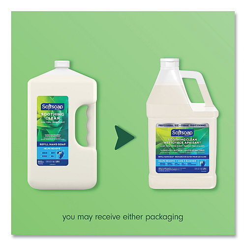 Softsoap Professional Liquid Hand Soap Refill with Aloe, Aloe Vera Fresh Scent, 1 gal (61036483EA)