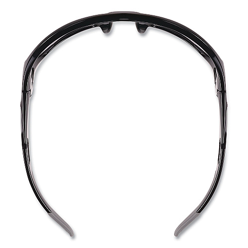 ergodyne Skullerz BALDR Safety Glasses, Black Nylon Impact Frame, Anti-Fog Smoke Polycarbonate Lens (57033)
