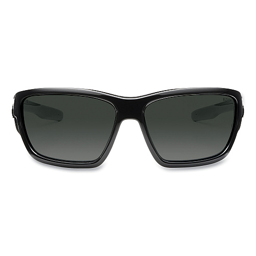 ergodyne Skullerz BALDR Safety Glasses, Black Nylon Impact Frame, Anti-Fog Smoke Polycarbonate Lens (57033)