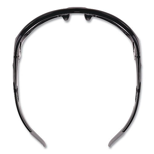 ergodyne Skullerz BALDR Safety Glasses, Black Nylon Impact Frame, Anti-Fog Indoor/Outdoor Polycarbonate Lens (57083)