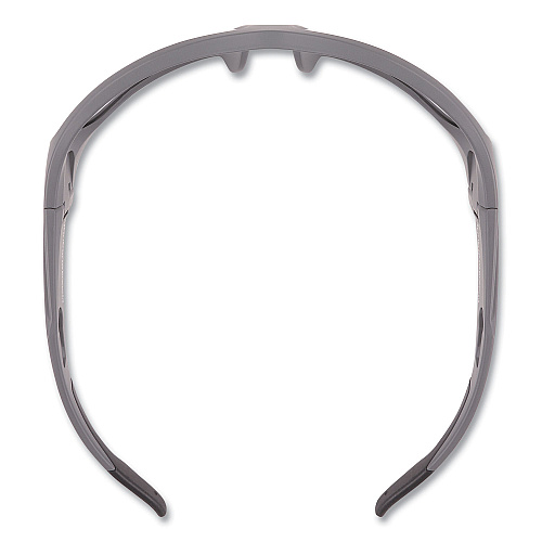 ergodyne Skullerz BALDR Safety Glasses, Matte Gray Nylon Impact Frame, Clear Polycarbonate Lens (57100)