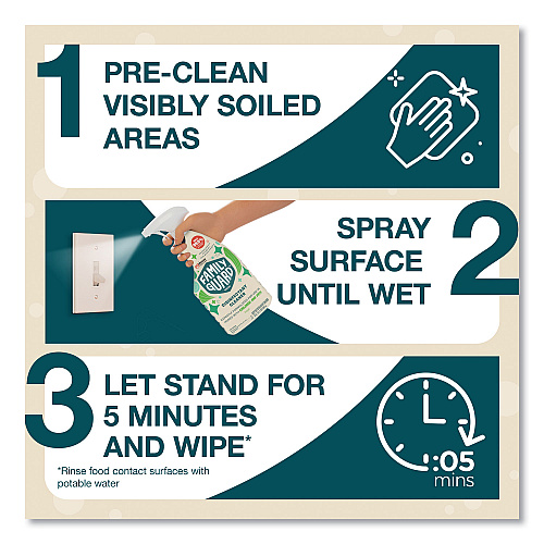 FamilyGuard Disinfectant, Citrus Scent, 32 oz Trigger Bottle, 8/Carton (327159)