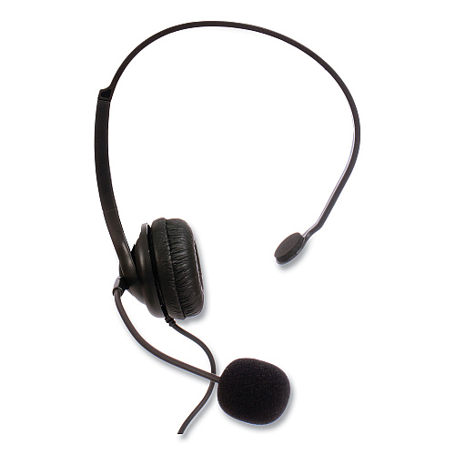 Spracht ZuM ZuM350M Monaural Over The Head Headset, Black