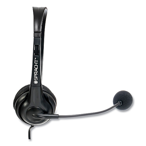 Spracht ZuM ZuM350M Monaural Over The Head Headset, Black