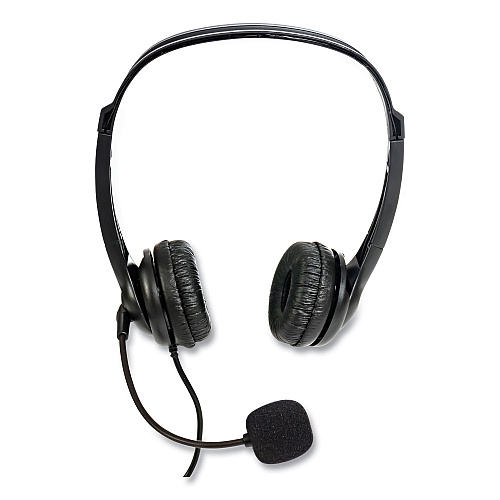 Spracht ZuM3500 Binaural Over The Head USB Headset, Black