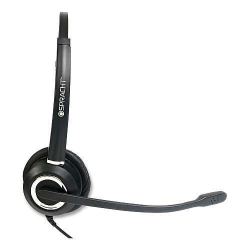 Spracht ZuM ZuMRJ9B Binaural Over The Head Headset, Black