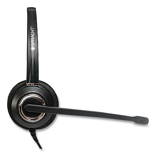 Spracht ZuM ZuMRJ9M Monaural Over The Head Headset, Black