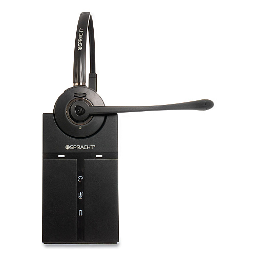 Spracht ZuM Maestro DECT Binaural Over The Head Headset, Black (HS2019)