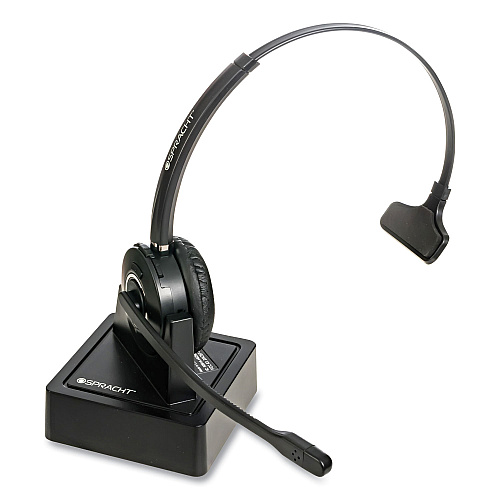 Spracht ZuM Maestro Bluetooth Monaural Over The Head Headset, Black (HS2050)