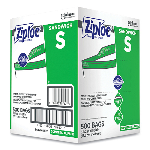 Ziploc Sandwich Bags 500 Count Box (373953)