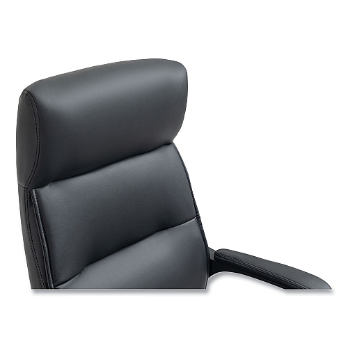 Alera Oxnam Series High-Back Task Chair, Supports Up to 275 lbs, 17.56" to 21.38" Seat Height, Black Seat/Back, Black Base (ALEON41B19)