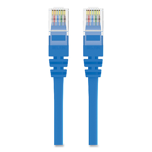 Belkin CAT5e Snagless Patch Cable, 3 ft, Blue (A3L79103BLUS)