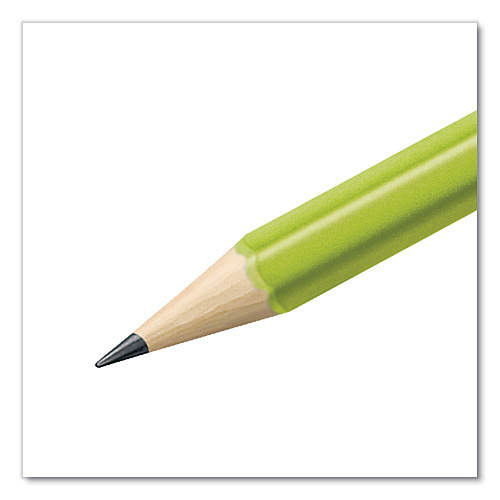 Staedtler Wopex Extruded Pencil, HB (#2), Black Lead, Green Barrel, 10/Pack (182C10A6)