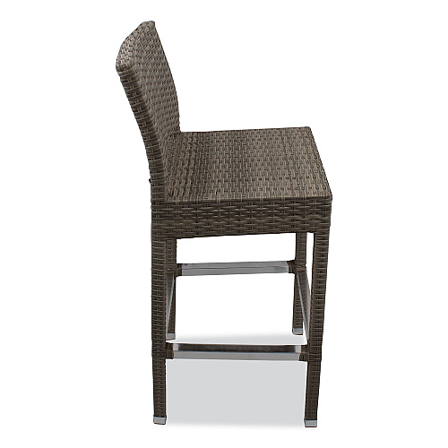 JMC Furniture Gama Series Barstools, Supports Up to 300 lb, 31.25" Seat Height, Ivory Seat, Ivory Back, Ivory Base (GAMBSIVY)