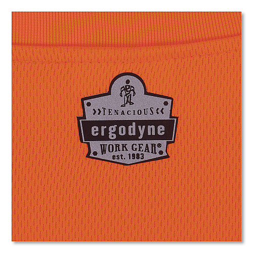 ergodyne GloWear 8091 Non-Certified Hi-Vis Long Sleeve Shirt, 2X-Large, Orange (21596)